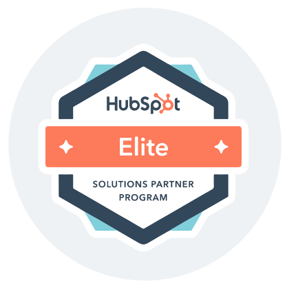 badge de certification partenaire Elite d'HubSpot